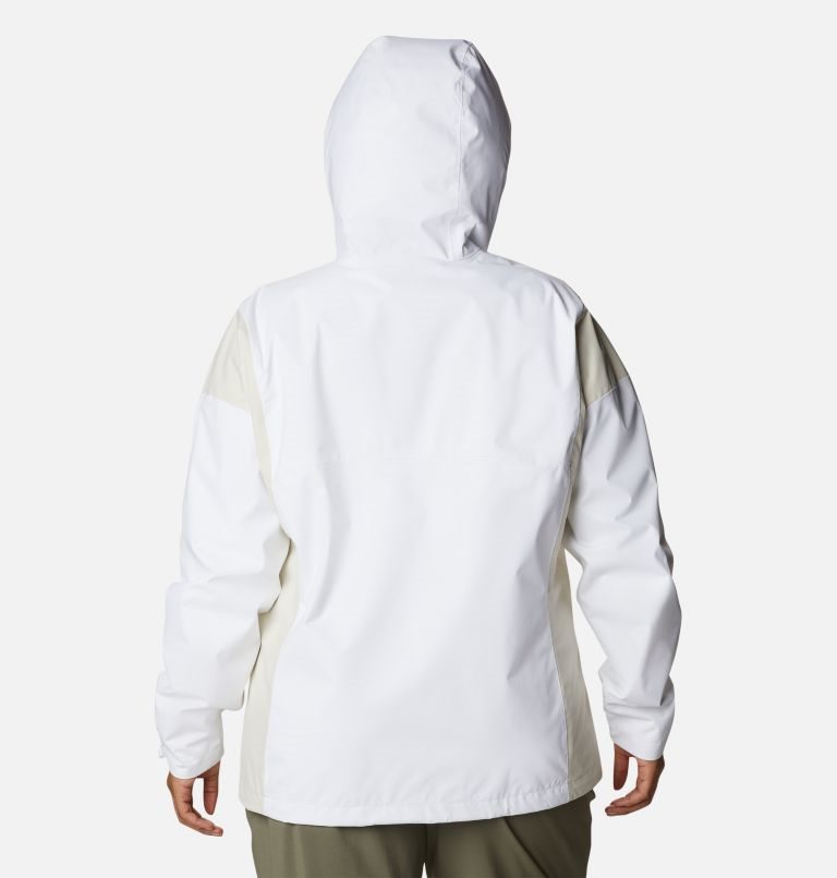 Women's Columbia Hikebound Jackets White | Plus Size CA-N4851